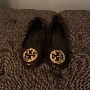 Tory Burch Brown Flats